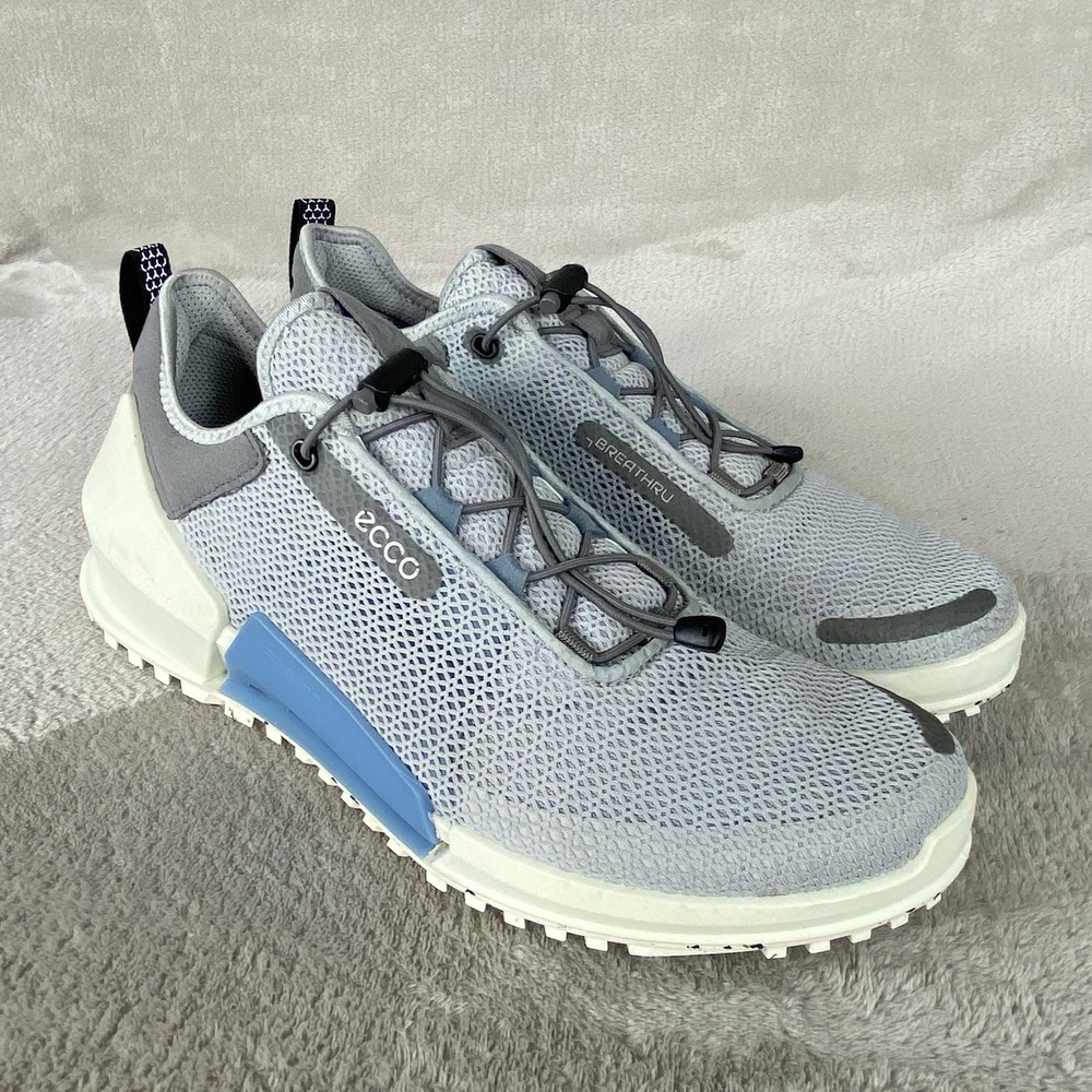 Ecco Biom 2.0 Low Breathru Mens Sneakers Shoes US 10 10.5 EU 44 Grey Blue NEW